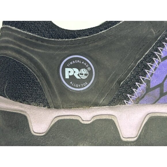 Timberland PRO Womens Size 7 Powertrain Alloy-Toe ESD Work Shoes Purple Work - Picture 9 of 10
